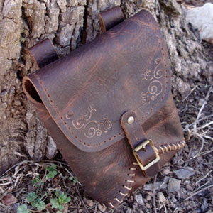 Leather Side Pouch|Accessories|ElvenForge